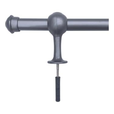 Imagem de Varões de Madeira 2,00m x 19mm - Premium para Cortina e Decoração de Casa varão de cortina para Casa Sala Quarto(CINZA,1 UNIDADE)