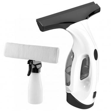 Imagem de Rodo a vácuo de janela sem fio com tanque de água removível, sucção forte de 2000pa, limpador de vidro recarregável para janelas, chuveiro, espelho e azulejos, limpador 2 em 1 leve com almofada de