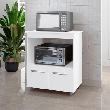 Imagem de Armário Multiuso Lira 2 Portas Cozinha Mb1 Cor Branco Pc