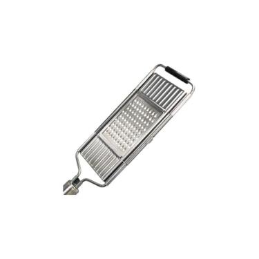 Imagem de Ralador Multiuso com 3 Lâminas Removíveis, Inox, 36 cm x 8,05 cm, 265g