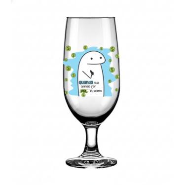 Imagem de Taça de Cerveja, 300ml, Vidro, Tema Pix, 17x6x6 cm