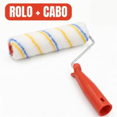 Imagem de Rolo de Pintura Profissional 23 cm + Cabo Antirrespingo - Gadan Excell