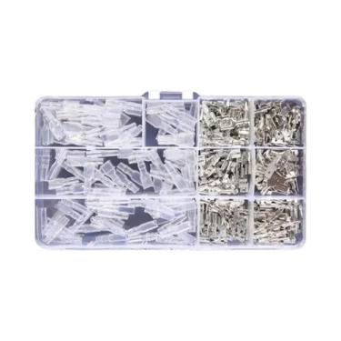 Imagem de Conector Elétrico Terminal Crimpado Em Forma De U 2.8 4.8 6.3mm Com Al