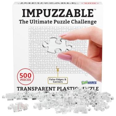 Imagem de Quebra-cabeça transparente ImPuzzable Insanely Impossible: 100, 200 ou 500 peças - claramente o mais difícil, mais difícil para os amantes de quebra-cabeças ou um presente engraçado de elefante branco
