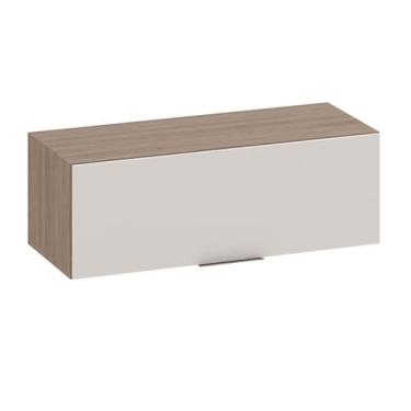 Imagem de Armario Cozinha Aereo Etna 80cm Geladeira 1 Porta Basculante - Poliman