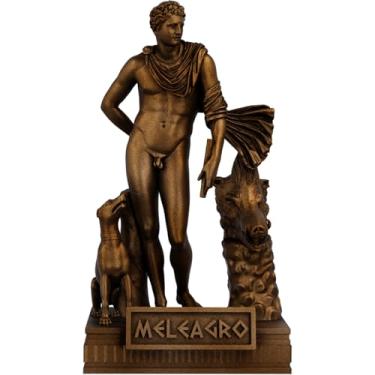 Imagem de Estátua Meleagro - Herói Grego (Cor Cobre Antigo)
