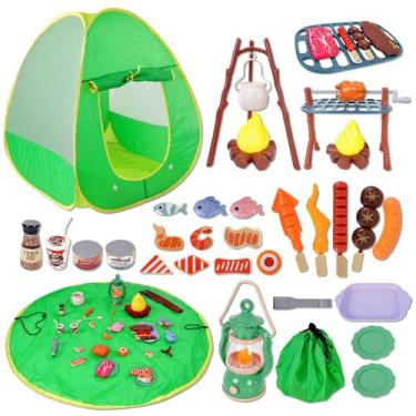 Imagem de Conjunto de acampamento Toys Viwulute com tenda dobrável para crianças