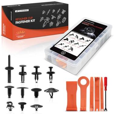 Imagem de A-Premium Kit de clipes de retenção de carro 110 peças (tipo 10) compatível com Dodge Challenger 2008-2014 Fender & Bumper Shield Auto Push Pin Plastic Rebite Fastener Replacement Set, w/Removal Tool
