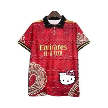 Imagem de Camisa Polo Feminina Hello Kitty Estampada Em 3D Verão 2025 Secagem Rá