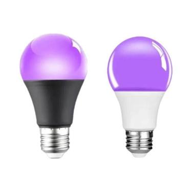 Imagem de Lâmpada UV Roxa De 12W E27 Para Suprimentos De Festa, Brilha No Escuro