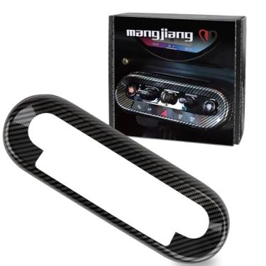Imagem de MANG JIANG Capa decorativa de controle central de carro moldura protetora acabamento central painel tira para Mini Cooper 2024 2025 e superior EV Electric J01 J05 / Combustível U25 F65 F66 F67 (padrão