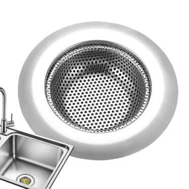 Imagem de Coador de pia inoxidável - coletor de alimentos para ralo de pia - rolha de cozinha antientupimento, ralo de piscina à prova de ferrugem filtro coletor de alimentos para casa