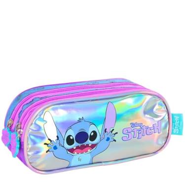 Imagem de Estojo Triplo, Luxcel, Stitch, Roxo