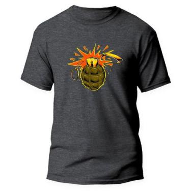 Imagem de Camiseta Básica Algodão Premium Estampa Digital CS Go 2 HE + - Pavesi,