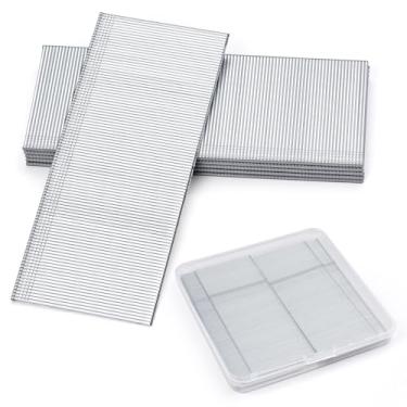 Imagem de Pregos Brad de calibre 18 de 50 mm (50 mm), 1000 peças de pregos galvanizados 18 GA para pistola pneumática e elétrica