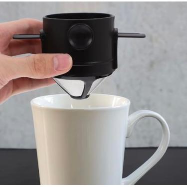 Imagem de Coador Filtro De Café Reutilizável Aço Inox