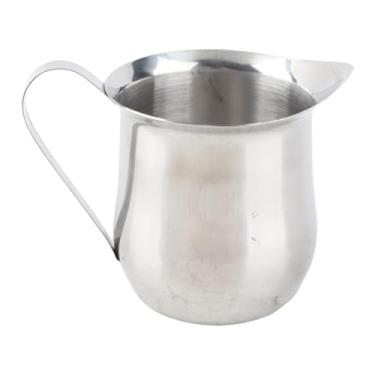 Imagem de Estink Jarra de Creme de Aço Inoxidável, Jarra para Espumar Leite, Copo Espumador de Leite, Copo Multiuso para Arte Em Latte Com Acabamento Espelhado (240ml/8 onças)