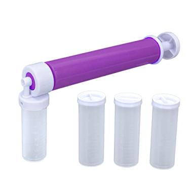 Imagem de Generic Espanador Multifuncional para Colorir Bolo para Assar, Ferramenta Conveniente de Decoração de Bolo, Plástico, 9,6 X 1,4 X 4,7 pol. (Roxo)