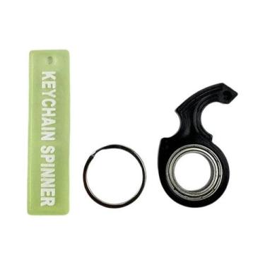 Imagem de Brinquedo Antiestresse De Metal Para Crianças, Anel Giratório Para Ded