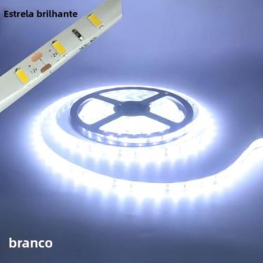 Imagem de Fita LED À Prova d'Água Quente E Fria Branca 5M 12V 5630 5730 Flexível