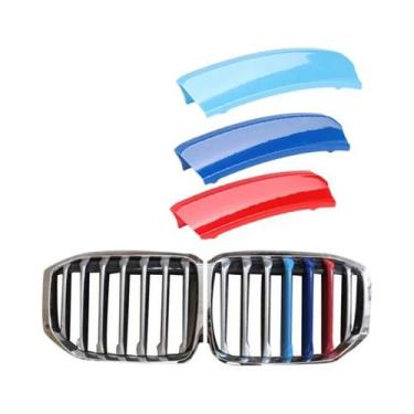 Imagem de BMW X3 E83 F25 G01 2003-2020 3 Peças De Faixa Decorativa Para Grade De