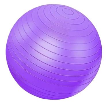 Imagem de Bola de ioga para exercícios em vários tamanhos para treino, bola de fitness de equilíbrio de estabilidade, equipamento esportivo (roxo, 45 cm)