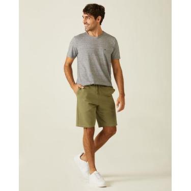 Imagem de Bermuda Básica Masculina Cintura Média Em Moletom Sem Flanela - Malwee