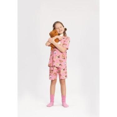 Imagem de Pijama Infantil Manga Curta Malha Modelli Alakazoo Ref 19552-Unissex