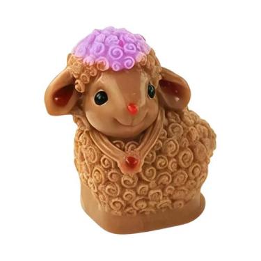 Imagem de Molde De Silicone 3D De Ovelha/Cabra Para Velas, Sabonetes, Argila E R