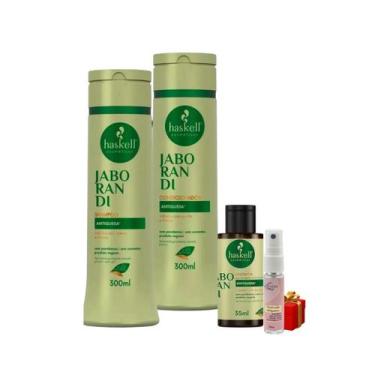 Imagem de Kit Haskell Jaborandi Shampoo + Condicionador 300ml + Nectavita 35ML +