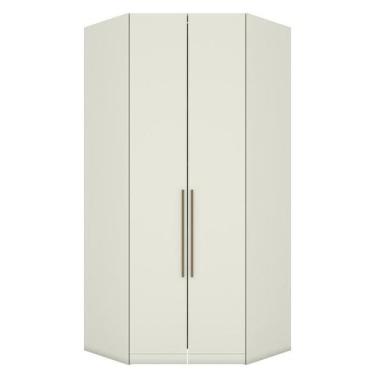 Imagem de Guarda Roupa Modulado Canto Closet Seletto 2 Portas Areia - Móveis Hen