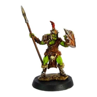 Imagem de Orcs I - Miniaturas Pintadas - RPG - Orgos Miniaturas, Orc Lanceiro
