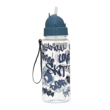 Imagem de Garrafa Com Canudo Tigor T Tigre Street Azul-Masculino