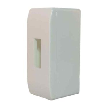 Imagem de Cd De Sobrepor Para Disjuntor 3 Din - 1 Ul - Alt. 68mm Larg. 56mm Prof. 144mm - Branco-preto