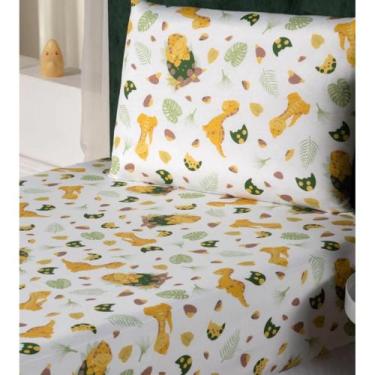 Imagem de Jogo de Lençol solteiro estampado 2 pcs percal 100% algodão menino men
