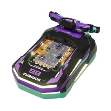 Imagem de harayaa Volante musical de brinquedo com som, jogo de simulação de direção interativo e criativo para desenvolvimento infantil a partir de 3 anos, Roxo Recarregável