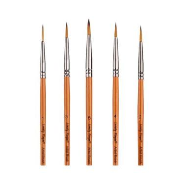 Imagem de Conjunto De Pincéis De Pintura Em Miniatura Para Detalhes Finos Em Acr