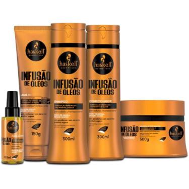Imagem de Kit Haskell Infusão de Óleos Haskell (5 Itens)  Nutrição Ultraprofunda