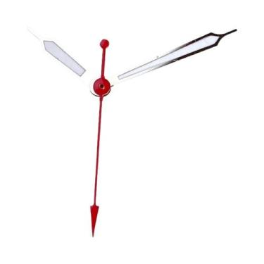 Imagem de Mostrador De Relógio Estéril Salmão Preto E Branco 29MM Com Ponteiros 