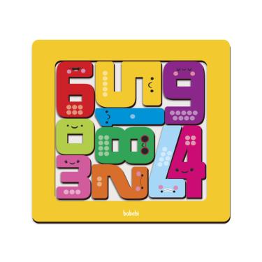 Imagem de Brinquedo Didático Monte E Empilhe Números - Babebi 7042