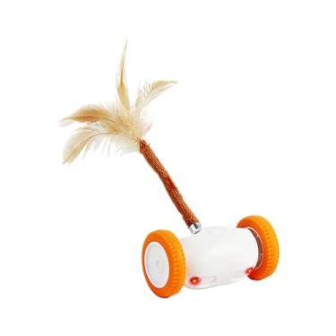 Imagem de Brinquedo interativo para gatos | toque inteligente ativado com luzes - brinquedos interativos para gatos para evitar obstáculos - para gatinhos, animais de estimação, interior, casa, apartamento