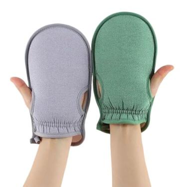 Imagem de Luva Toalha Esfoliante Corpo Macia Para Banho Limpeza Profunda(Homem,2)