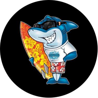 Imagem de Capa De Estepe Personalizada Ecosport Tubarão Surf
