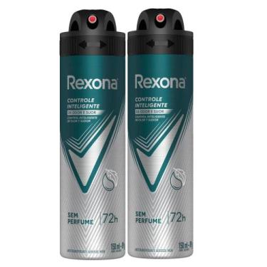 Imagem de Kit Desodorante Aerosol Rexona Men Sem Perfume 150ml - 2 unidades