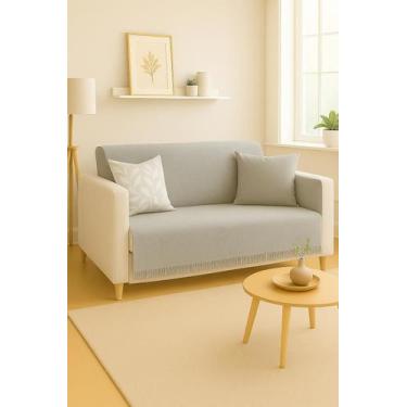 Imagem de Manta Para Decoração e Proteção De Sofá 2,40x1,50M Algodão - Sem marca