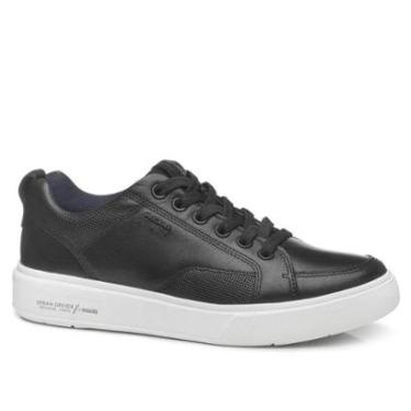 Imagem de Sapatênis Pegada Masculino em Couro Preto 111902-06-Masculino