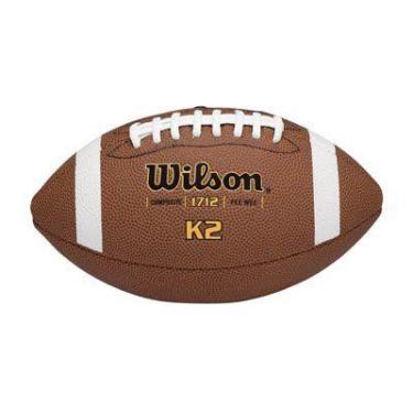Imagem de Bola de Futebol Americano Wilson K2 de Couro Composto Tamanho Até 10 A