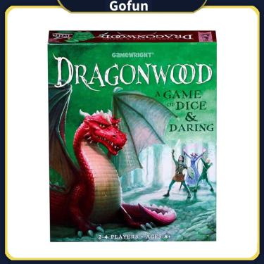 Imagem de Jogo de tabuleiro Dragonwood Um jogo de dados e ousados 2-4 jogadores
