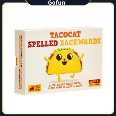 Imagem de Jogo de tabuleiro Tacocat Spelled Backwards para 2 jogadores com mais de 7 anos