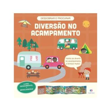 Imagem de Diversão No Acampamento - Livro Desdobrável Brincadeiras
